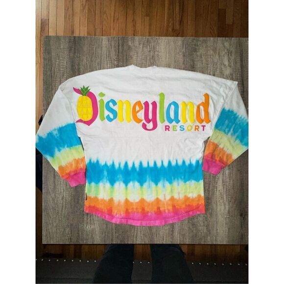 Rainbow Dip Tie Dye Disney Pineapple Spirit Jersey Adult Small - Picture 5 of 5